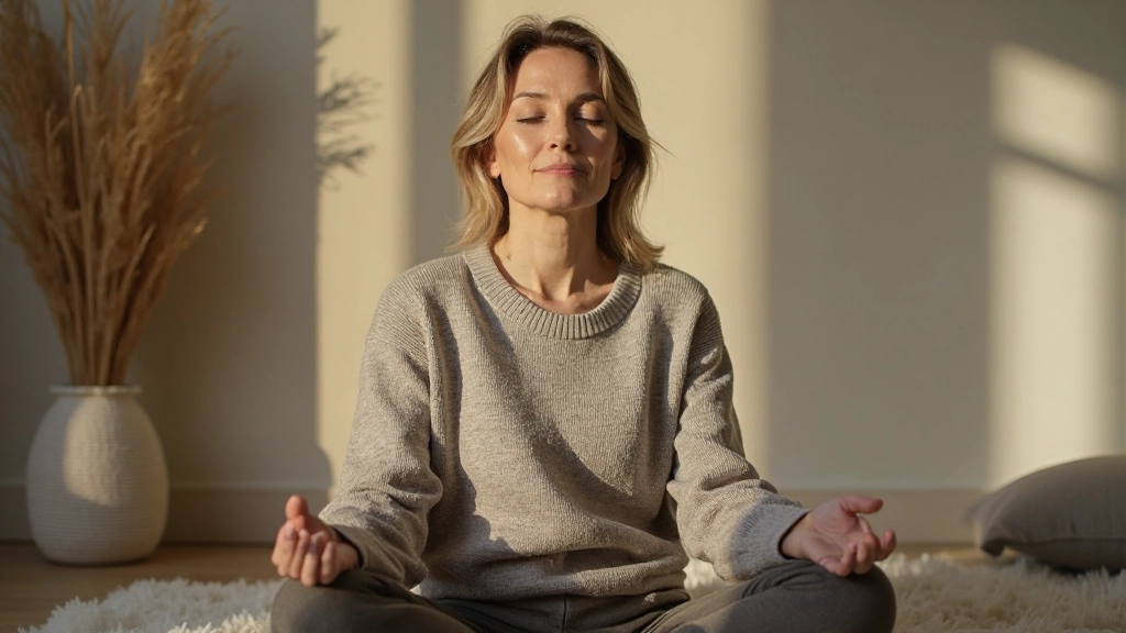 Профессиональное изображение медитации для снятия стресса